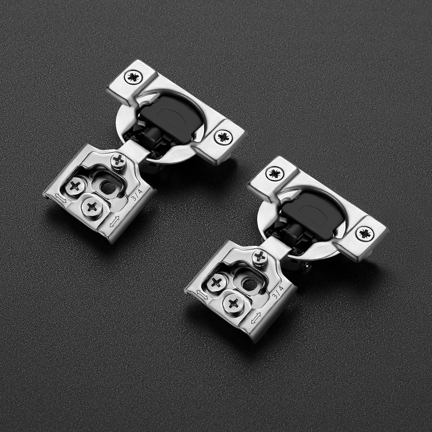 Soft Close Cabinet Hinges – Satin Nickel | Multiple Overlay Options | Adjustable for Perfect Fit
