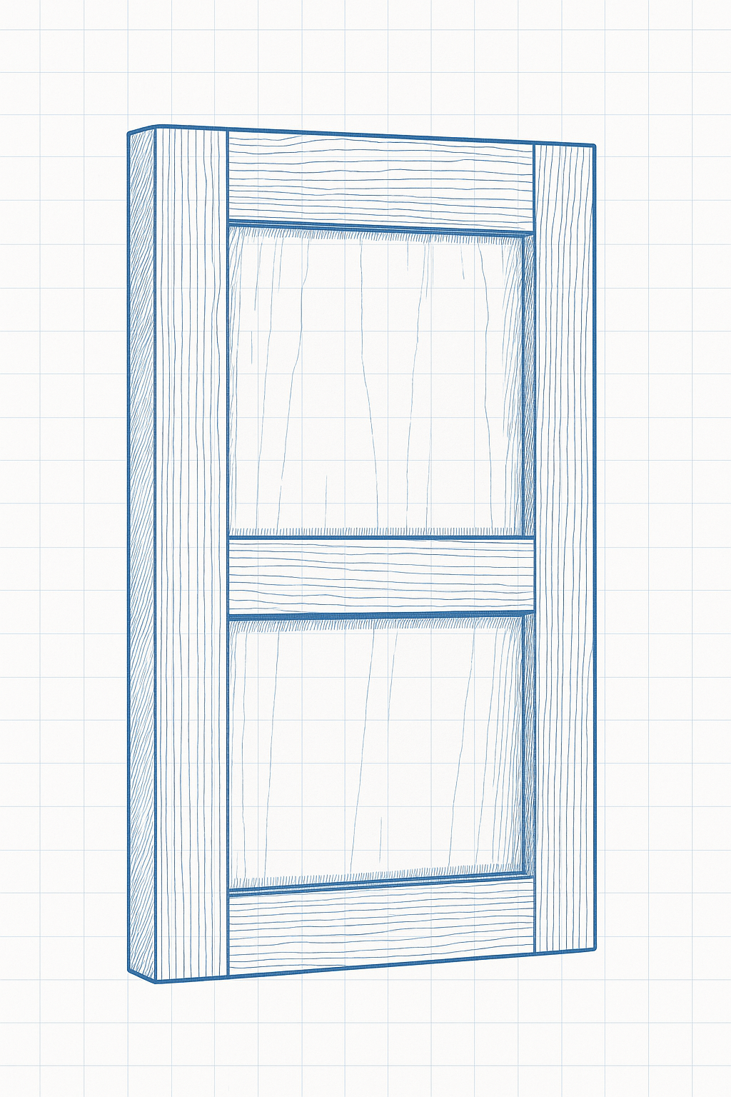 Custom Hardwood Shaker Cabinet Doors – Walnut, Cherry, Mahogany, Maple, White Oak | Made to Order Kitchen Cabinet Doors | Painted or Stained