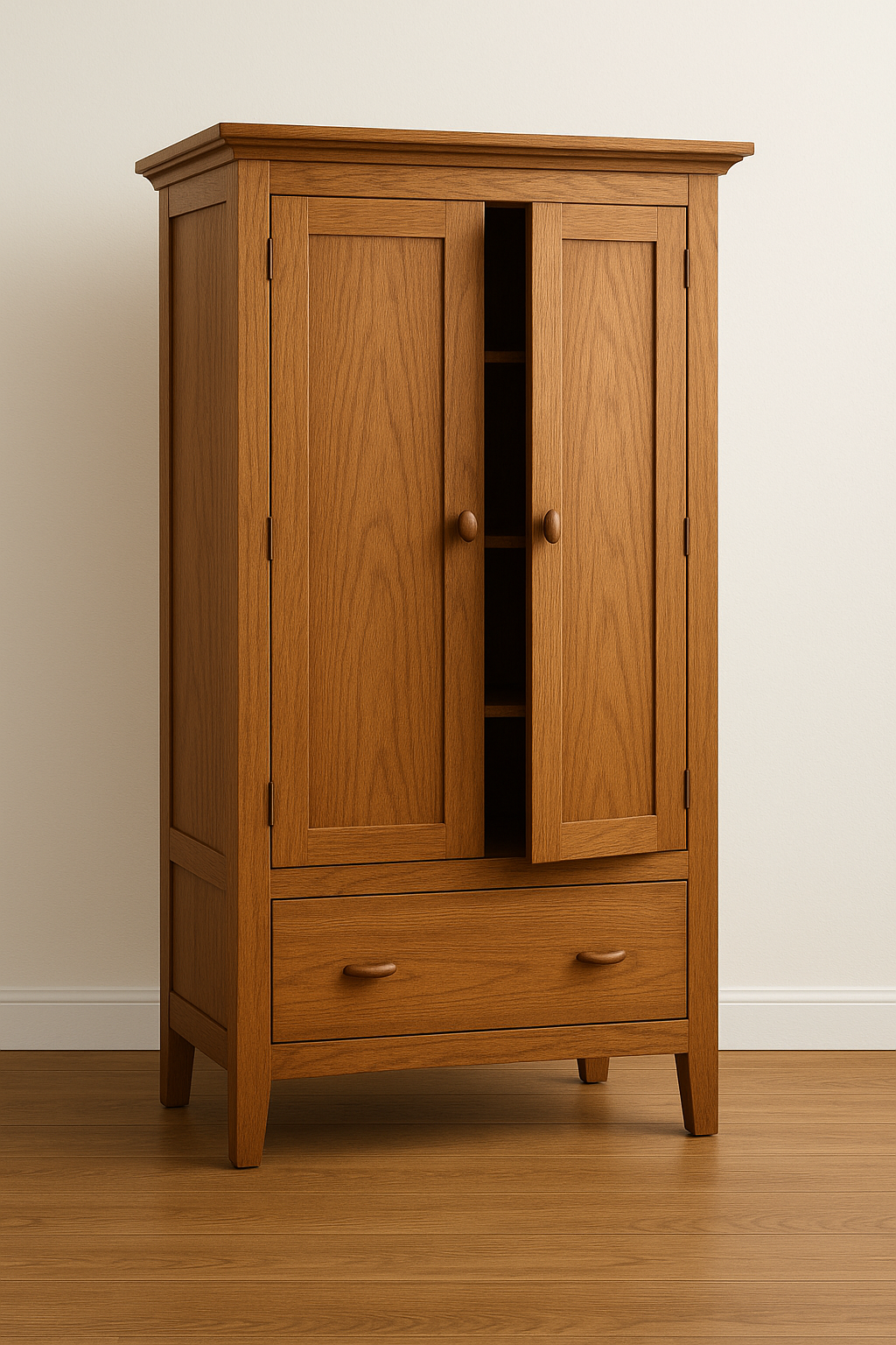 Custom Hardwood Armoire – Built to Fit Your Style and Space