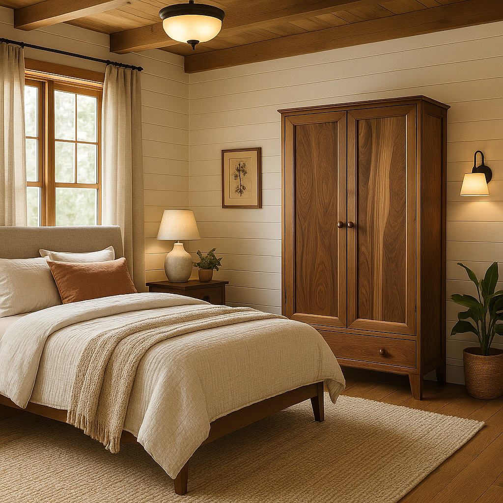 Custom Hardwood Armoire – Built to Fit Your Style and Space