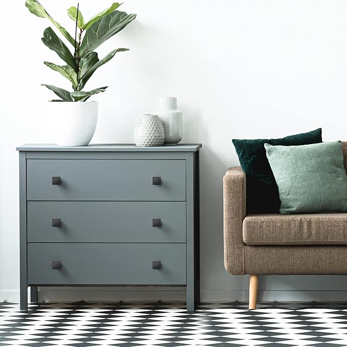 Square Cabinet Knobs | Matte Black, Brushed Nickel, Brushed Brass