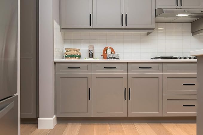 Curved Cabinet Pulls – 5 3/16" Length | 3" Hole Center | Matte Black, Brushed Nickel, Brushed Brass, Oil Rubbed Bronze | Multiple Quantities Available
