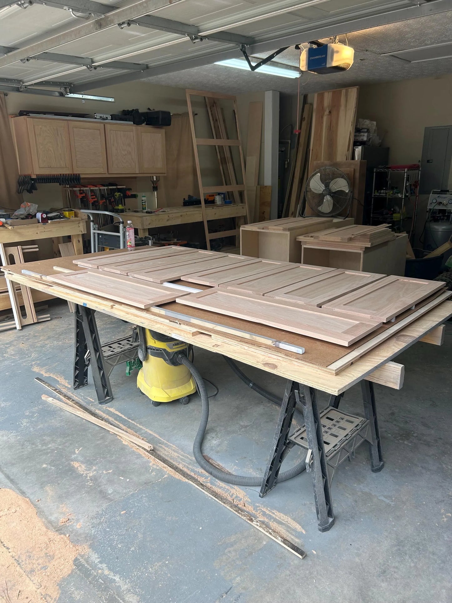 Custom Hardwood Shaker Cabinet Doors – Walnut, Cherry, Mahogany, Maple, White Oak | Made to Order Kitchen Cabinet Doors | Painted or Stained