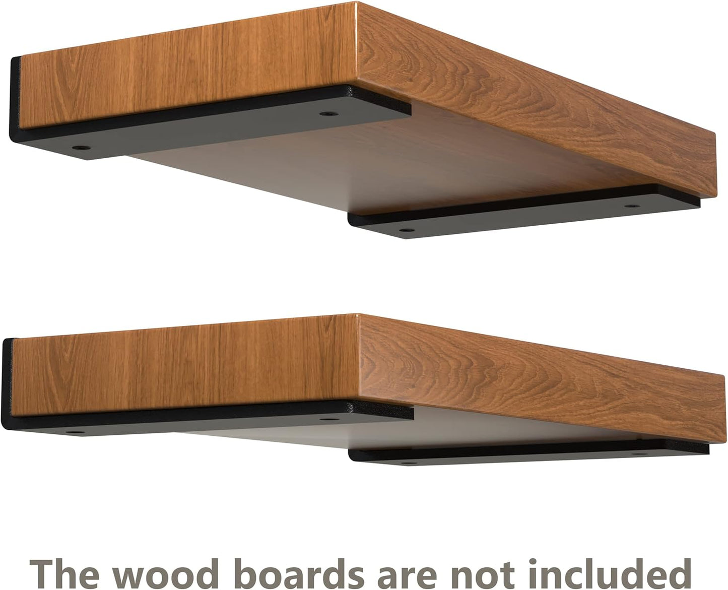 Floating Shelf Brackets | Heavy Duty | Great for Mantles, Bookshelves & Wall Mounting | Multiple Sizes & Quantities Available