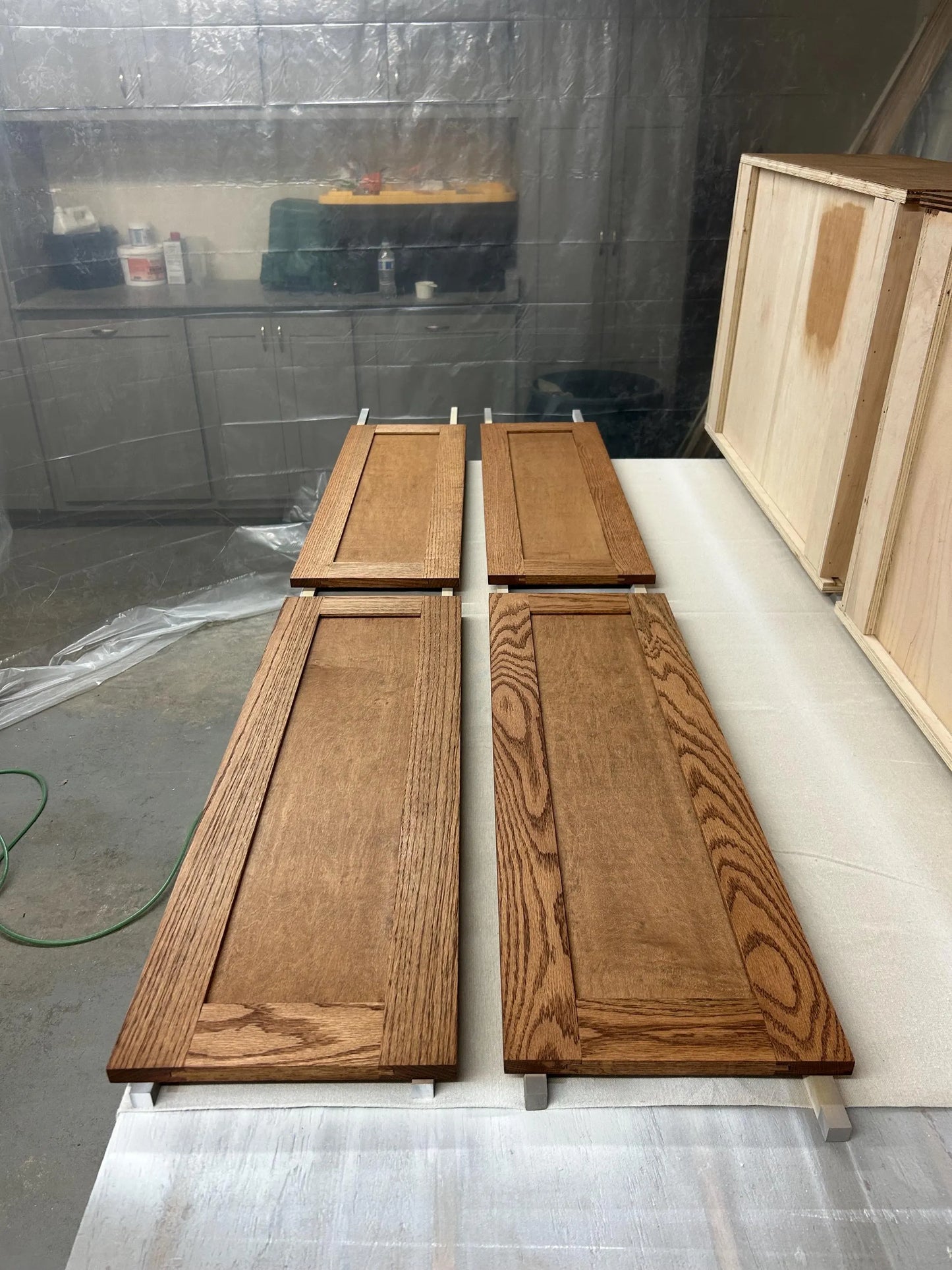 Custom Hardwood Shaker Cabinet Doors – Walnut, Cherry, Mahogany, Maple, White Oak | Made to Order Kitchen Cabinet Doors | Painted or Stained