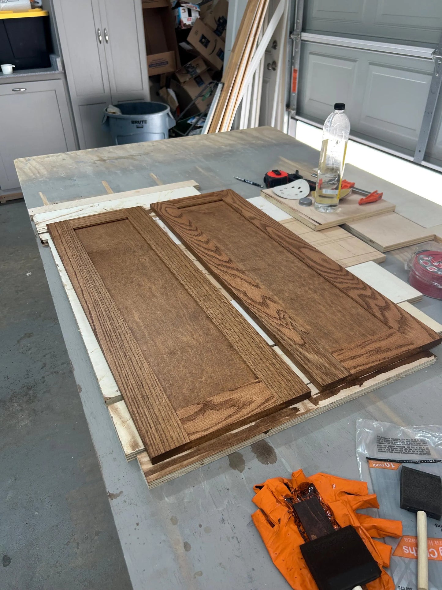 Custom Hardwood Shaker Cabinet Doors – Walnut, Cherry, Mahogany, Maple, White Oak | Made to Order Kitchen Cabinet Doors | Painted or Stained