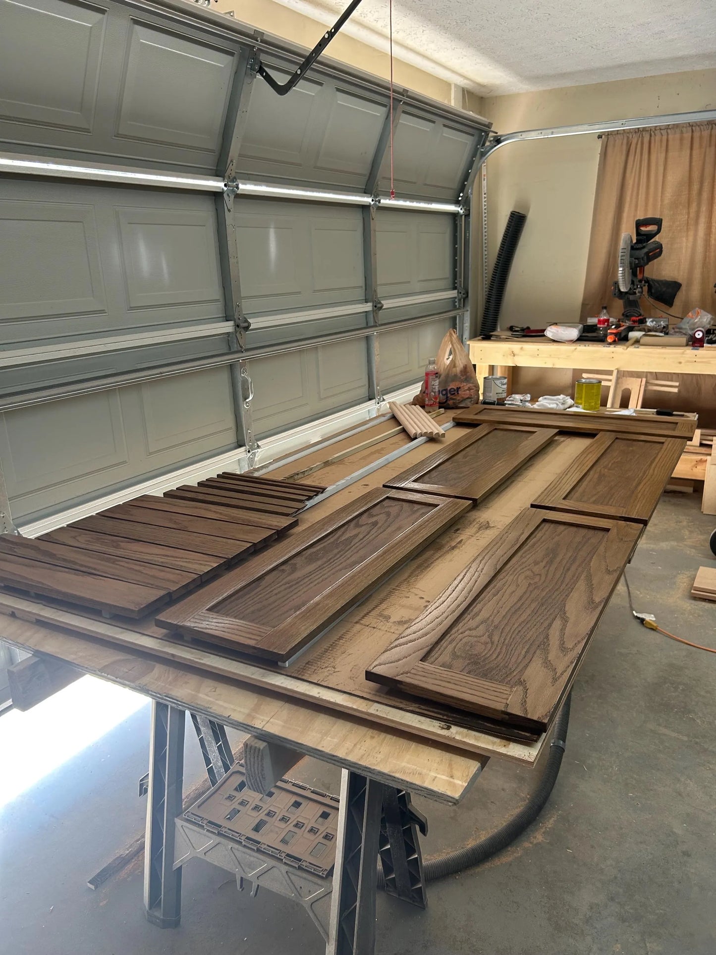 Custom Hardwood Shaker Cabinet Doors – Walnut, Cherry, Mahogany, Maple, White Oak | Made to Order Kitchen Cabinet Doors | Painted or Stained