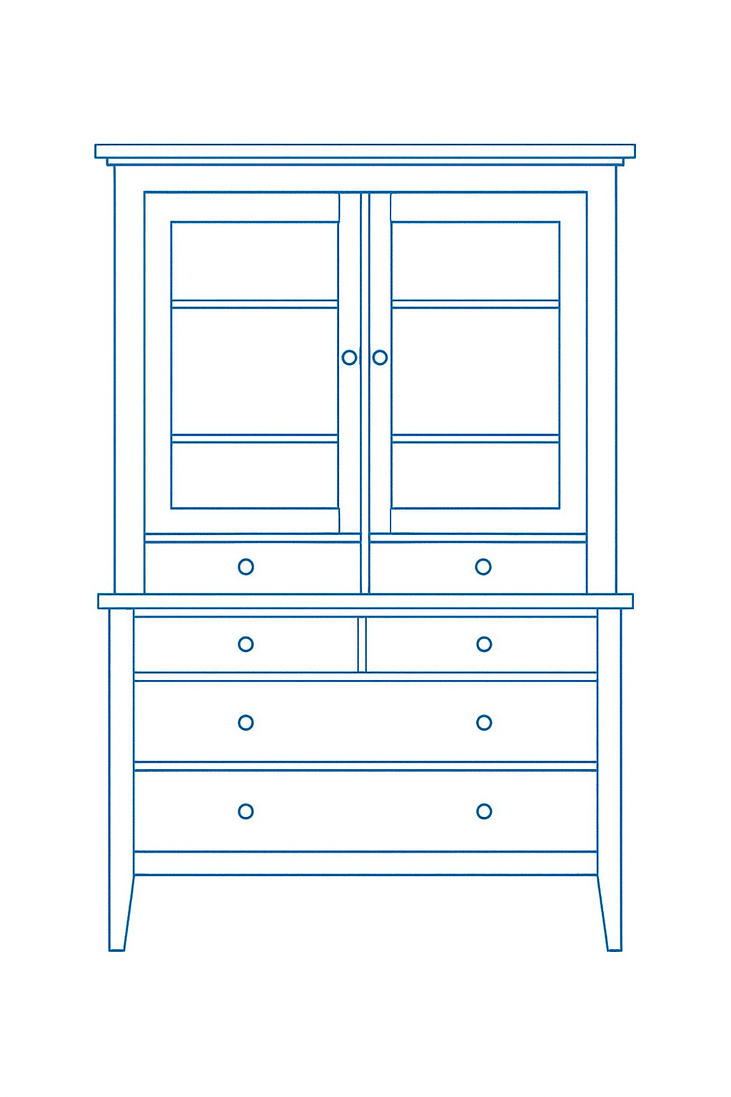 Custom Hardwood Hutch – Handcrafted to Fit Your Space Perfectly