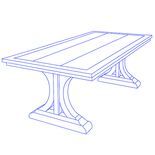 Custom Hardwood Dining Tables – Timeless Craftsmanship, Two Distinct Styles