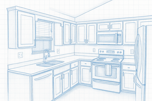 Custom Hardwood Shaker Cabinet Doors – Walnut, Cherry, Mahogany, Maple, White Oak | Made to Order Kitchen Cabinet Doors | Painted or Stained