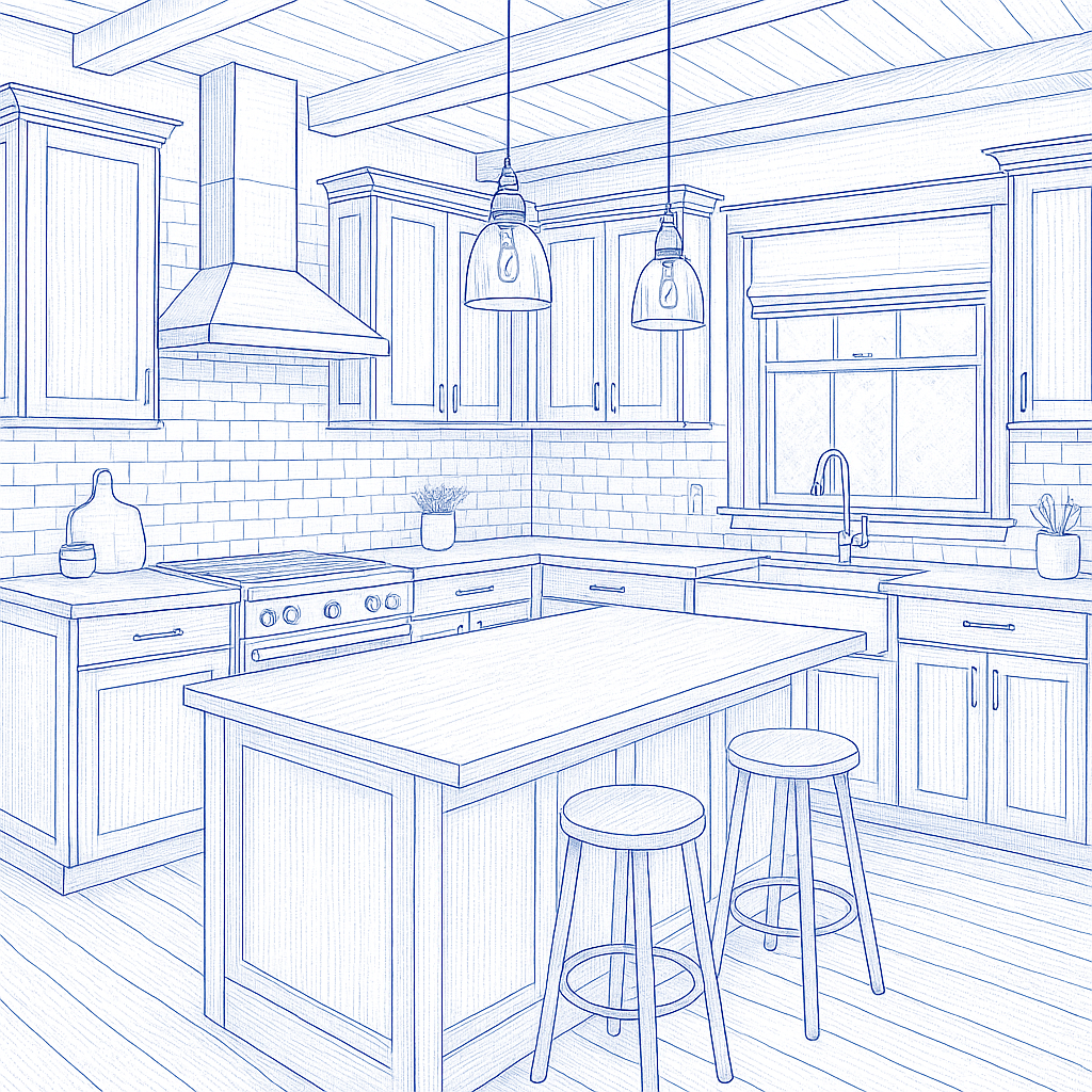 Custom Hardwood Shaker Cabinet Doors – Walnut, Cherry, Mahogany, Maple, White Oak | Made to Order Kitchen Cabinet Doors | Painted or Stained