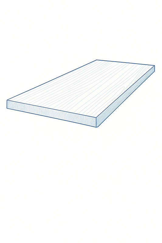 Custom Hardwood Butcher Block Countertop – Walnut, Maple, Cherry, Oak – Made to Order – Food Safe Finish - Free Shipping